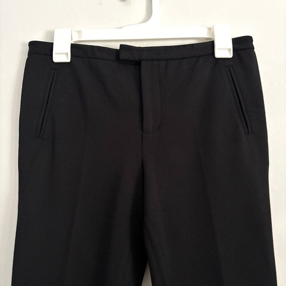 ATM Revolve Enzyme Wash Slim Black Ponte Trouser Pants Women’s Size 8 - Picture 3 of 9